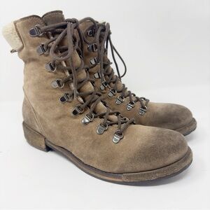 Freebird by Steven Suede Sherpa Combat Boots